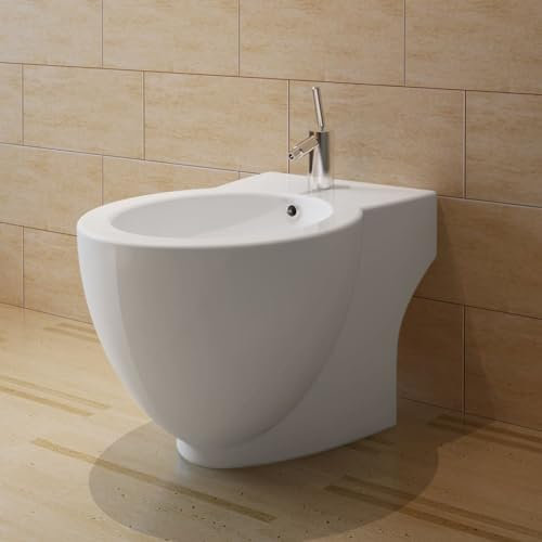 Rantry Ensemble WC et bidet en céramique blanche