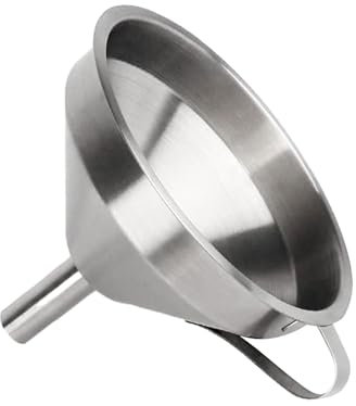 Filtri impilabili in acciaio inox, pratico set di filtri, imbuto versatile con dispenser per setacciare liquidi cucchiai filtranti