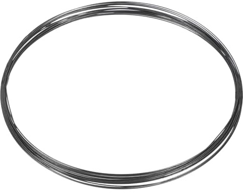 sourcing map Wolframdraht, 99,95 % hochreiner Wolframdraht, 0,15 mm Durchmesser x 5 m Länge, Wolfram-Filament-Metallspule für Glühbirnen, Produktion, Elektronikindustrie