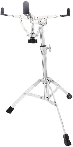 RXNOKREA TrommelstäNder Snare Drum Ständer Tragbare Dummy Drum Einzel Halterung Höhe Einstellen Instrument Zubehör Halter Snare Drum Basis Halterung Teile für Auftritte