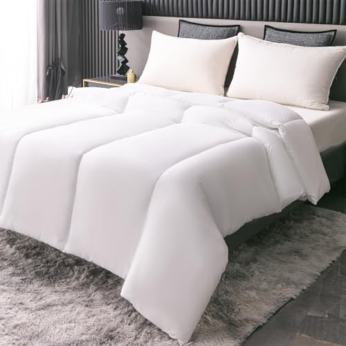 ED LINEN KING Size 15 Tog Winter Duvet – Extra Warm Thick Quilt Anti-Allergy Comforter for Cold Nights Machine Washable Comforter