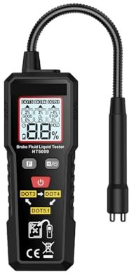 Tester per liquido freni, Tester Del Liquido Dei Freni Strumento Di Rilevamento Digitale 'olio Del Liquido Dei Freni For Auto Analizzatore 'umidità 'olio Idraulico per uso personale e officine individ