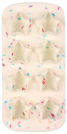 Sternförmige Eiswürfelform Silikon 3d 5 Sterne Eiswürfel Maker für Party Sommer Süßigkeit Farben Vielseitig langlebig sicheres Material leicht zu verwendend für Partys und