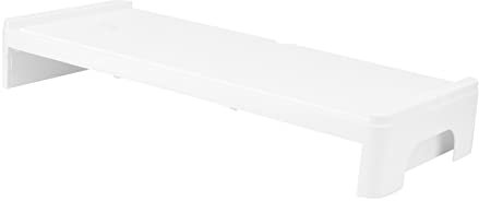 SHINEOFI Support De Moniteur Pc Étagère Surélevée Pour Bureau Rehausseur Écran Pour Ordinateur Domestique Blanc