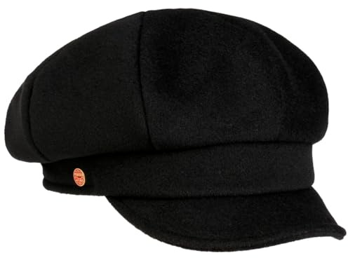 Mayser Damen Ballonmütze Wide Fit Visor Made in EU Herbst Winter