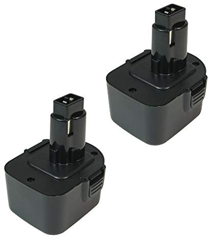 2X Hochleistungs Werkzeug NI-MH Akku 12V 3000mAh ersetzt 15225027 39774501 DE9501 kompatibel mit Würth 15194613 Black & Decker A9252 A9275 A9266 Rems 571510 R12 571513