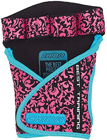 Chiba damhandskar motivation handske schwarz/pink/Türkis Large