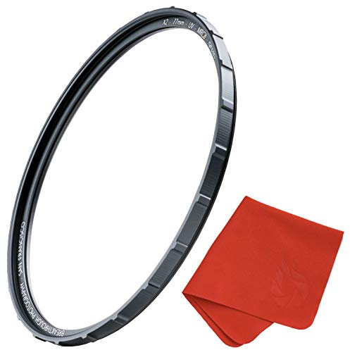 Filtro UV X2 de 43 mm para lentes de cámara, filtro de fotografía con protección UV con paño de lente – MRC8, marco de tracción, sellado a la intemperie por Breakthrough Photography