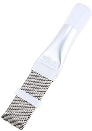 gohantee Air Conditioner Fin Comb, Stainless Steel AC Condenser Fin Straightener AC Fin Comb Cleaner Brush Evaporator Radiator Fin Cleaning Tool Used for Cleaning Air Condition