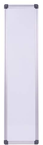 Maven Schlankes Skinny-Whiteboard, trocken abwischbar, To-Do-Liste, schmal, klein, für Büro, Wand, tragbar, magnetisch, hoch, trocken abwischbar, Whiteboard-Rahmen, 20 cm x 80 cm