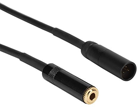 VBESTLIFE Adaptateur de câble Audio pour Appareil Photo 3,5 mm, câble d'extension Femelle vers Mini XLR Adaptateur de câble Audio stéréo bidirectionnel mâle pour Appareil