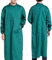 Milisten Medical Isolation Gowns Protective Coverall Safety Apron Clothing Overall Labour Suit for Hospital Industries Doctor Nurse Size S Dark Green