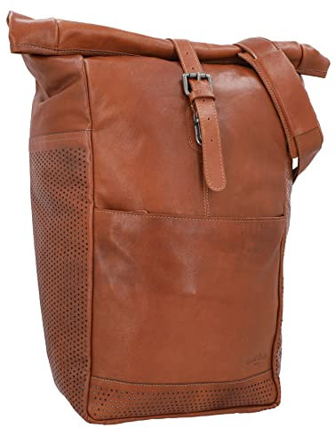 Gusti Gepäckträgertasche Leder - Miquel I. für Gepäckträger Fahrradtasche Hinterradtasche Fahrrad Tasche Umhängetasche 16L Damen Herren Braun Leder