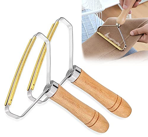 Portable Lint Remover, Uproot Lint Cleaner, Clothes Fuzz Remover Fabric Shaver, Pet Hair Remover (2Pcs)