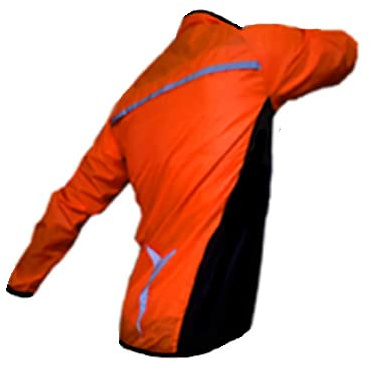 TTG CYCLING JACKET Hi Viz WATERPROOF WINDPROOF BREATHABLE HIGHLY VISIBLE CYCLING RIDING WALKING RUNNING SKATING HIGHLY VISIBLE (XXL 25 inch pit to pit, ORANGE hi viz)