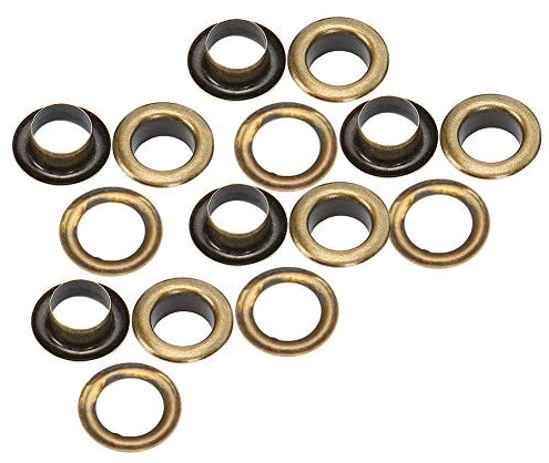 Agatige Guarnizione per Rivetti Cavi da 100 Pezzi da 8 mm, Rivetti in Pelle per Rivetti in Ottone per Accessori di Abbigliamento