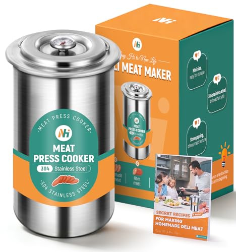 The latest ham meat press tool for making hams with stainless steel thermometer