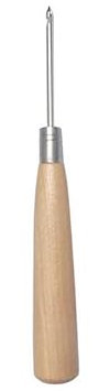 SMTCM Vorstecher mit Holzgriff Prickelnadel Schneiderahle Professionelle Ahle Lederverarbeitung Werkzeug zum Nähen für Hausreparatur Holzarbeiten Schneiderarbeiten Lederarbeiten Punching