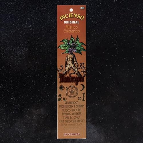 Incienso Varillas Mandragora/MANDRAKE Incense Sticks, Ritual, Spell Witchcraft