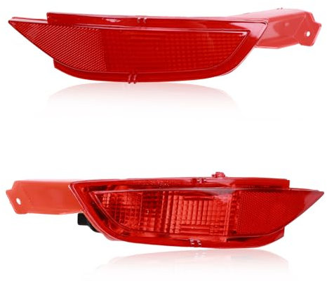 Anlseiod 1 par Luz Antiniebla Trasera para Ford Fiesta 2008–2017 C-Max 2015- Derecho Adelante Reflector Parachoques Trasero Izquierdo Lámpara Reflectora 1552730 1681884