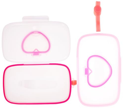 BESTonZON Portabler Feuchttücherspender aus PP – 2 Stück-Pack für Babys unterwegs