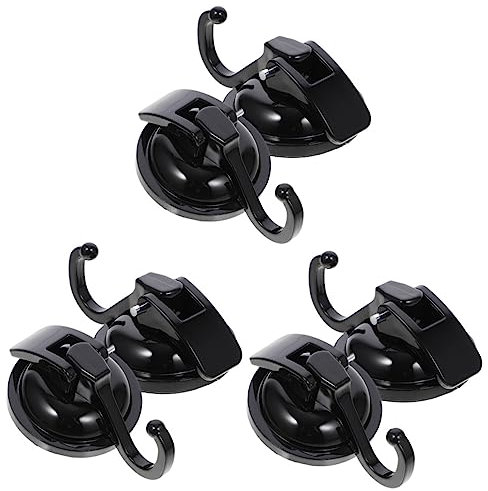 Ganchos de ventosa para ducha, 6 ganchos con ventosa for baño, ganchos for ducha, ganchos for lufa, colgador de corona for puerta de vidrio, soporte con ventosa, ganchos de pared extraíbles, gancho fo