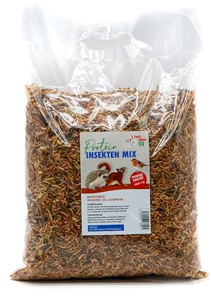 Paul´s Mühle - 1kg Insekten Mix Protein Power für Vögel, Wildvögel & Hühner