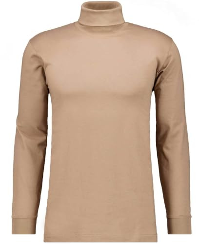 RAGMAN Basic polotröja för män, långärmad, Kanel 088, 3XL
