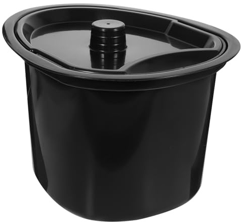 KOMBIUDA Urinal Pot För Patienter Plastisk Bäddpanna Med Lock För Äldre Pojke Flicka Och Funktionshindrade Hållbar Och Lätt Att Rengöra Ingen Illaluktande Lukt