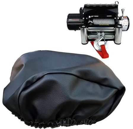 Electric Winch Cover - Waterproof Winch Protector, Dustproof Winch Shield | Heavy Duty Car Winch Cover, All-Weather Protection Accessory for 4x4 Winches, Trucks, and OffRoad Equipment
