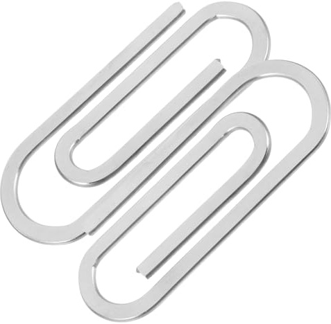 HORIALENCE Fermasoldi in Acciaio Inossidabile 2 Pezzi Clip Slim Per Banconote e Carte, Design Durevole Finitura Cromata, Per Tasche Frontali Uomo e Donna