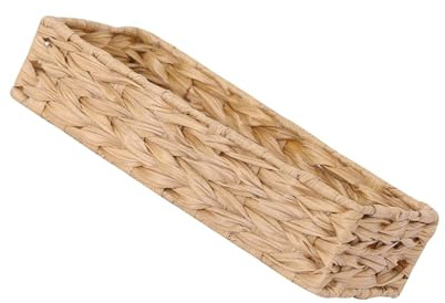 UncleS Cesto Stoccaggio del Giacinto Acquatico Naturale per L'organizzazione E Decorazione per La Casa Cesto Stoccaggio del Bagno capacità capacità