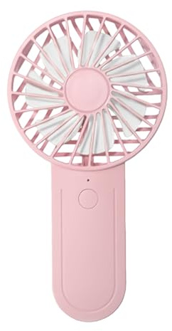 Handheld Fan - 3 Speed USB Portable Personal Fan | Quiet 1200mAh Rechargeable Mini Ventilator With Hook, 3500-6500 RPM Cooling For Kids Adults Travel Car Camping Beach Classroom Desk Use