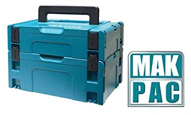 Makita MAKPAC Stack 2 Piece Connector Stackable Tool Case Type 1 and 2 Cases