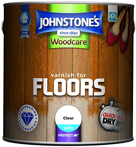 Johnstone's Woodcare Varnish for Floors - Clear 2.5L