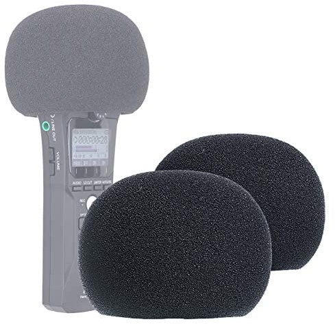 YOUSHARES Zoom H1n & H1 Recorder Foam Windscreen Pop Filter - Schaumstoff Windschutz Pop-Schutz für Zoom H1n & H1 Handlicher Tragbarer Rekorder (2 PCS)