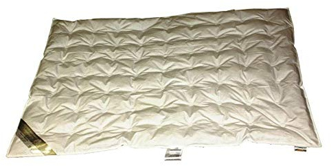 Betten Hofmann Kinder Baby Sommer Daunenbett Daunendecke Sommerdecke, 100x135 cm, 100% Daunen, superleicht, anschmiegsam, waschbar, 100% Natur