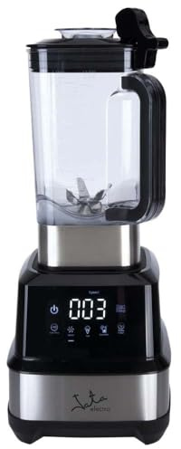 Jata BT1050 Batidora de Vaso de Tritan 1600 W, Capacidad 1,8 L, 6 Cuchillas de Acero Inox, Panel de Mandos Táctil, 8 Velocidades, Cuerpo de Acero inoxidable, Pica hielo