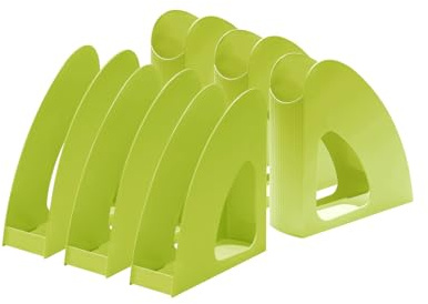 HAN Stehsammler Re-LOOP – 1 STÜCK, say yes to 100% recycled, modernes, junges Design für DIN A4/C4 Unterlagen, lemon, 16218-950