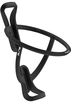 Elite T-Race Flaschenhalter Schwarz Soft Touch – Klassischer Trinkflaschenhalter Fahrrad MTB Rennrad – Leicht Stabil Universal – Gravel E-Bike Bidon Halterung