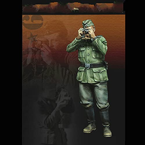 PANGCHENG 1/35 Kriegsberichter (3) Resin Kit Soldaten GK Militär Gegenstand des Zweiten Weltkriegs Szenenkombination Unbeschichtet Keine Farbe