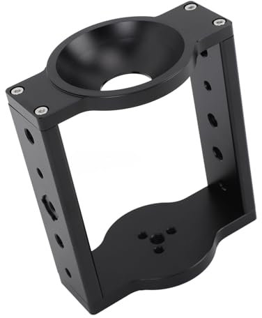 Support de tête de trépied 75mm, Trous taraudés 1/4 et 3/8 en Aluminium, Adaptateur Plat Demi-Boule pour caméra vidéo, trépied, Rail DSLR, rotules de trépieds