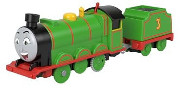 Thomas & Friends, batteriebetriebene Spielzeuglok Henry mit Kohlewagen für Kinder im Kindergartenalter ab 3 Jahren, HTN40