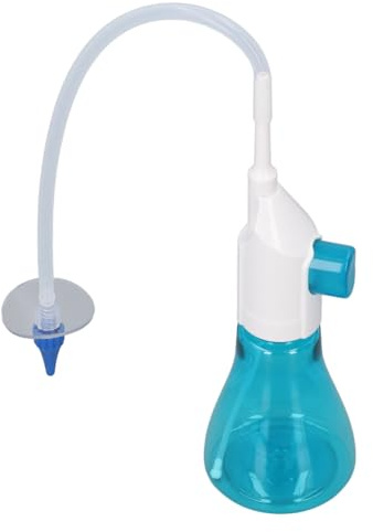 Système de Rinçage D'irrigation D'oreille, Kit de Rinçage D'irrigation de Lave-oreille avec 30 Buses Adaptées àles âges (BLUE)