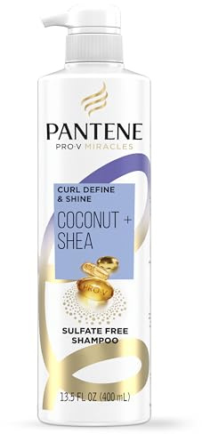 Pantene Pro-V Miracles Curl Define & Shine Coconut + Shea Sulfate-Free Shampoo 13.5 FL OZ