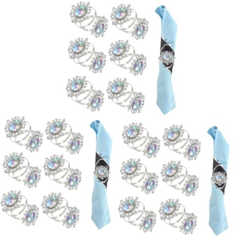 Cabilock 36 STK Bunte Serviettenringe weihnachtstisch liefert Serviettenhalter für die Party evengers Event Cafe Requisiten für Festivalpartys Serviettenklammern Schüttgut Einrichtung