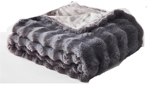 GSJNHY Sofa Decken Pelzdecke for den Winter, luxuriöse Wärme, super Bequeme Decken for Betten, hochwertige warme Winterdecke for Sofa(Size:100x160cm)