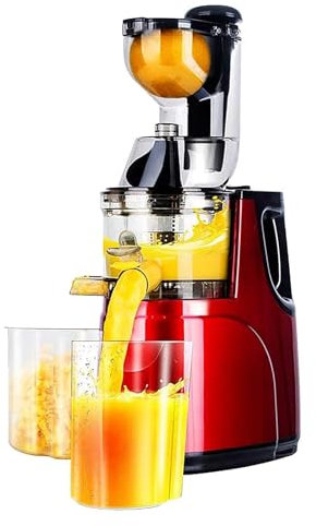 ERICAT Spremiagrumi Professionale, Estrattore di Succo Commerciale con Filtro, Alta Resa in Succo E Separazione Automatica dei Succhi Residui, Filtro Removibile E Facile da Pulire, per Hotel