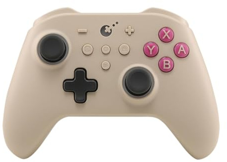 GuliKit KK3 Pro Wireless Controller für Switch OLED, Bluetooth Controller für PC, Hall Joysticks/Trigger, 1000Hz Polling Rate, Maglev/Rotor/HD Vibration, Hyperlink Adapter