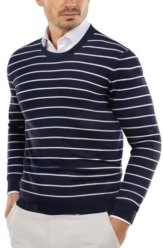 COOFANDY Pull col Rond Homme Pulls Fin Sweats pour légers Pull tricoté pour vêtements décontractés ou habillés